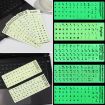 3 PCS Luminous Hebrew Keyboard Stickers - Desktop Computer & Notebook - 2