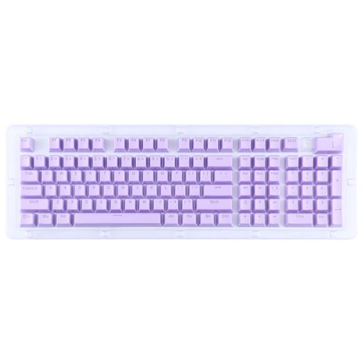 ABS Translucent Keycaps, OEM Mechanical Keyboard (Purple) - 1