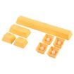 Yellow ABS Translucent Keycaps for Mechanical Keyboard - 4