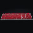 Double-layer Two-color Mechanical Keycap (Red) - 108-key Pudding - 1