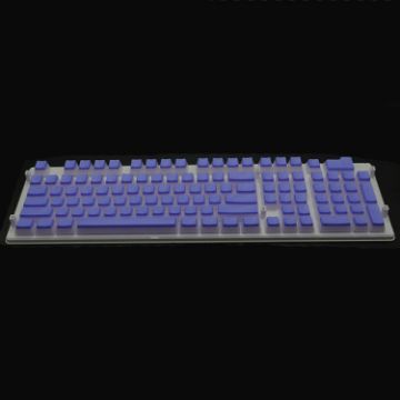 Picture of Pudding Double-layer Two-color 108-key Mechanical Translucent Keycap (Violet)