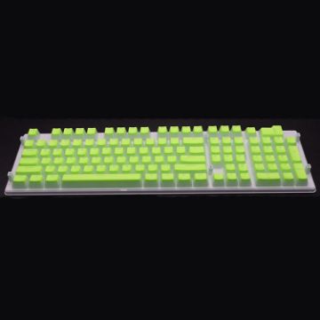 Double-layer Two-color Mechanical Translucent Keycap - Apple Green - 1