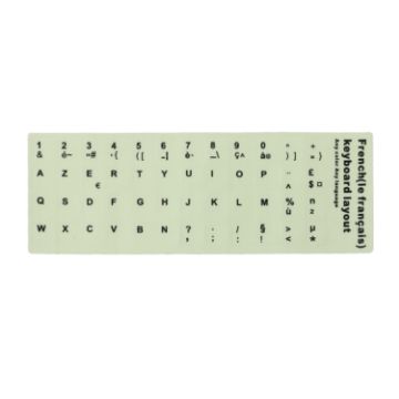 French Luminous Keyboard Stickers - 3 PCS - 1