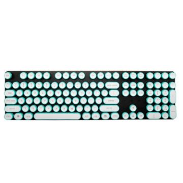 Steampunk Retro Mechanical Keyboard Keycap - Cyan - 1