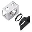 PULUZ Sony RX0 Aluminum Cage + UV Filter + Lens Sunshade Silver - 1