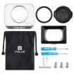 PULUZ Sony RX0 Aluminum Cage + UV Filter + Lens Sunshade Silver - 8
