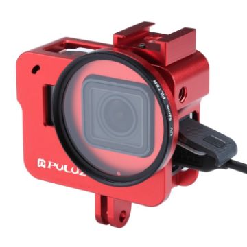 PULUZ Aluminum Protective Cage for GoPro HERO + UV Lens - 1