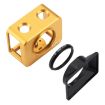 PULUZ Sony RX0 Aluminum Cage + UV Filter + Lens Sunshade (Gold) - 1