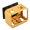 PULUZ Sony RX0 Aluminum Cage + UV Filter + Lens Sunshade (Gold) - 3