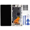 LCD Display + Touch Panel with Frame for Sony Xperia Z1 Compact White - 1