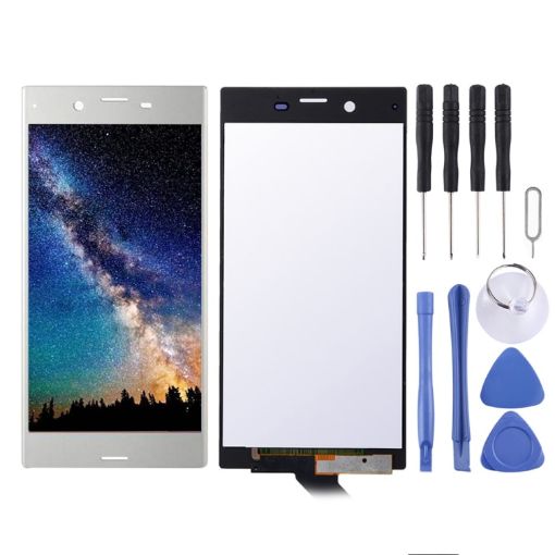 Original LCD Screen + Touch Panel for Sony Xperia XZ Silver - 1