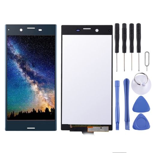 Original LCD Screen + Touch Panel for Sony Xperia XZ - Dark Blue - 1