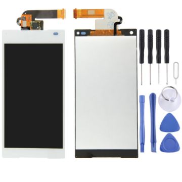 LCD Display + Touch Panel for Sony Xperia Z5 Compact - White - 1