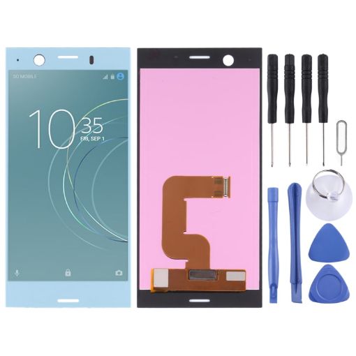 OEM LCD Screen for Sony Xperia XZ1 Compact Blue - 1