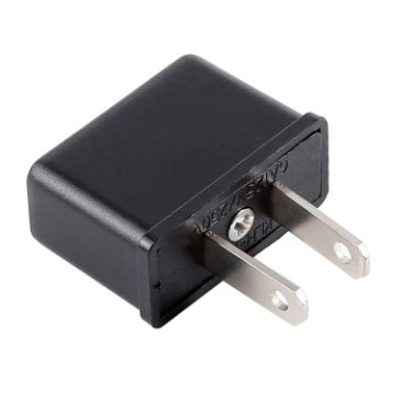 Universal Travel Power Socket Plug Adaptor - Black - 1