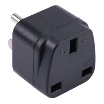 Portable UK to US & Mexico Three-pin Plug Socket Power Adapter - 1