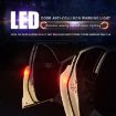 2 PCS Car Door Magnetic Warning Strobe Light Lamp - Red Light - 7