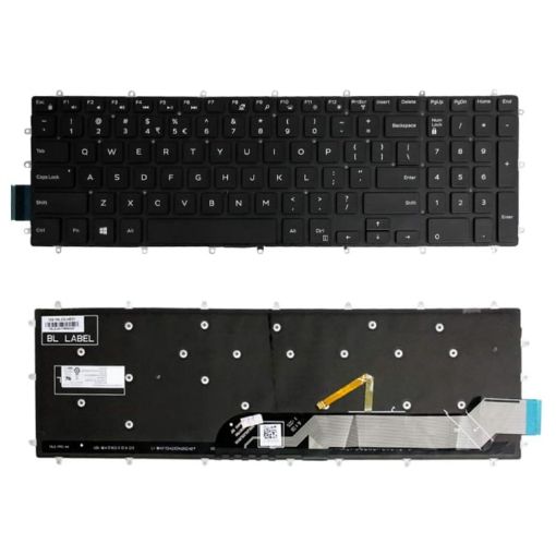 Backlight Laptop Keyboard for Dell G3 3579 3779/G5 5587/G7 7588 - White Word - 1