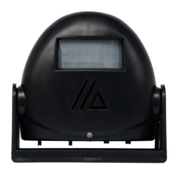 Wireless Intelligent Doorbell Infrared Motion Sensor Voice Prompter (Black) - 1
