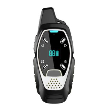 White LED Display Mini Walkie Talkie - USB Charging, Wireless - 1
