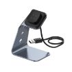 Grey Aluminum Charger Holder for Fitbit Versa 3/Sence - Fast Charging - 1