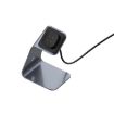 Grey Aluminum Charger Holder for Fitbit Versa 3/Sence - Fast Charging - 5