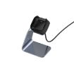 Grey Aluminum Charger Holder for Fitbit Versa 2 - 4