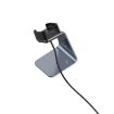 Universal Aluminum Charger Holder for Fitbit Versa - Fast Charging (Grey) - 6