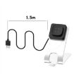 Fitbit Versa4/Sense2 Magnetic Charger Holder - 1.5m Cable (Silver) - 5