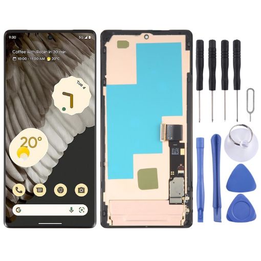 AMOLED LCD Screen For Google Pixel 7 Pro - Full Assembly (Black) - 1
