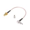 SMA Female to CRC9/TS9 RF Coaxial Connector Adapter Cable, 15cm - 1