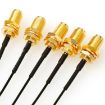 5 PCS RG178 Ufl/IPX/IPEX to SMA Female Adapter Cable, 20cm - 4