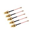 5 PCS RG178 Ufl/IPX/IPEX to SMA Female Adapter Cable, 5cm - 1