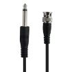 BNC Male to 6.35mm Plug Cable - 1m Length - 2