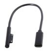 Type-C/USB-C Power Charging Cable for Microsoft Surface Pro 5/6, 30cm Black - 2