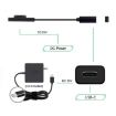Type-C/USB-C Power Charging Cable for Microsoft Surface Pro 5/6, 30cm Black - 4