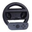 Black Round Gaming Steering Wheel for Nintendo Switch Joy-Con - 1