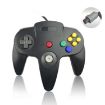 Nintendo N64 Wired Game Controller Gamepad - Black - 1