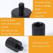Microphone Adapter Screw F10 5/8-27 Female to 3/8 Male - 2 PCS - 4