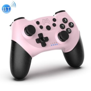 Wireless Bluetooth Gamepad for Switch Pro - Pink - 1