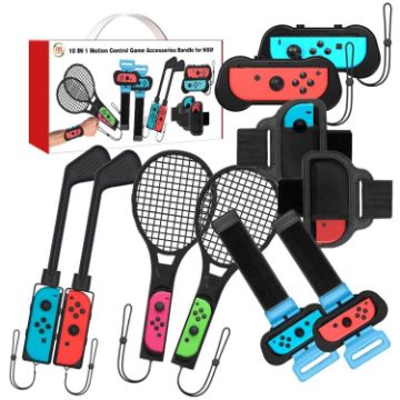 JYS-NS215 10 In 1 Sports Accessories Set for Nintendo Switch - 1