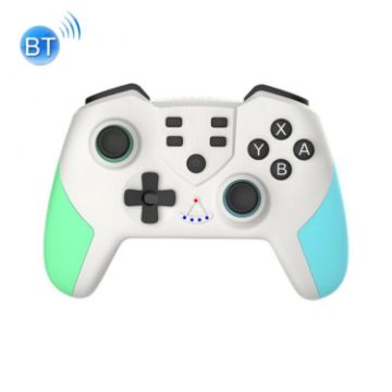 T23 Macro Programming Six-Axis Wireless Bluetooth Handle Blue Green - 1