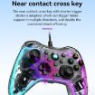 Glare Transparent Wired Gamepad for Nintendo Switch/Sony PS/Computer - 3