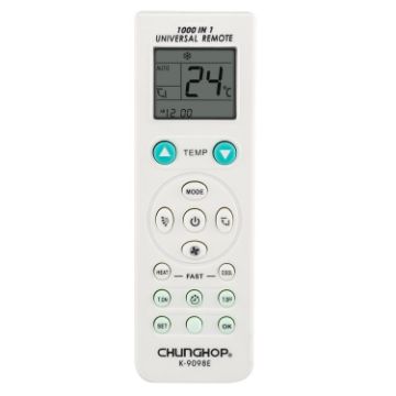 Chunghop Universal A/C Remote Control (K-9098E) - White - 1