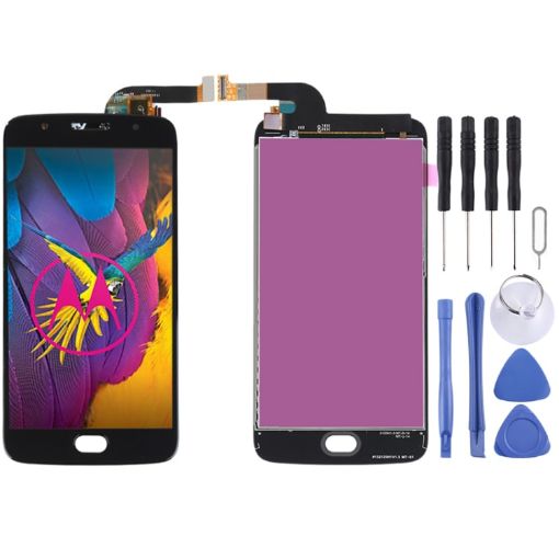 Motorola Moto G5S TFT LCD Screen with Digitizer - Black - 1
