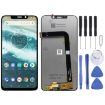 Motorola One Power TFT LCD Screen with Digitizer Full Assembly - Black - 1
