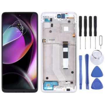 Motorola Moto G 5G TFT LCD Screen Digitizer Assembly (White) - 1