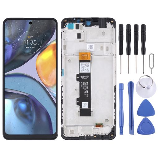 Motorola Moto G22 TFT LCD Screen Digitizer Assembly with Frame - 1