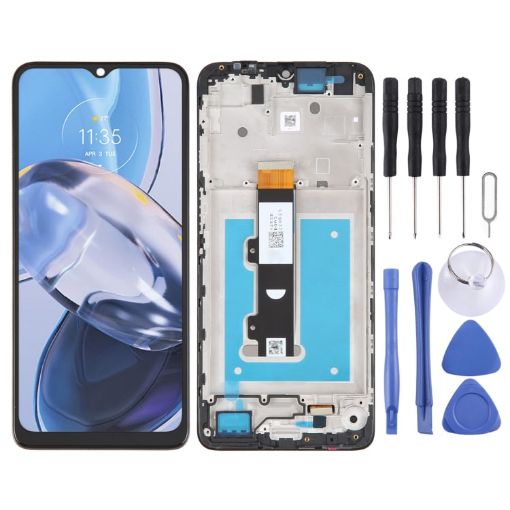 LCD Screen For Motorola Moto E22/E22i Digitizer With Frame - 1