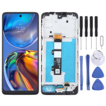 Motorola Moto E32 OEM LCD Screen Digitizer Assembly with Frame - 1